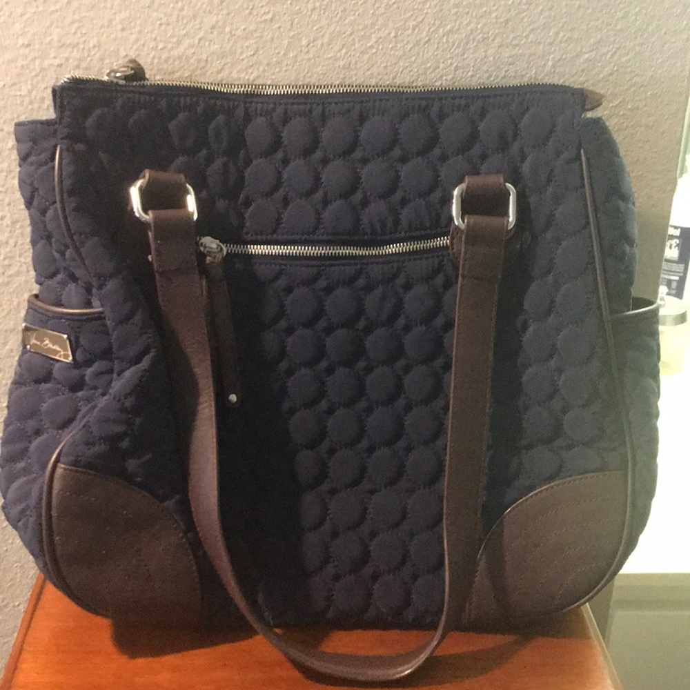 EUC Vera Bradley Microfiber Shoulder Bag